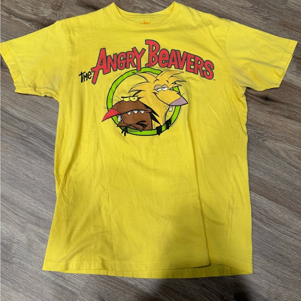 NICKELODEON THE ANGRY BEAVERS T-Shirt MEDIUM 2009 Nick